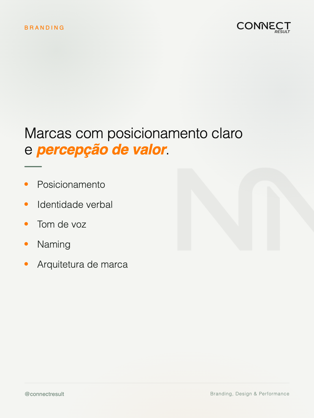 Card de branding do catálogo de serviços